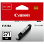 Show details for Canon CLI-571 Black Standard Capacity Ink Cartridge 7ml - 0385C001 Picture of Canon CLI-571 Black Standard Capacity Ink Cartridge 7ml - 0385C001