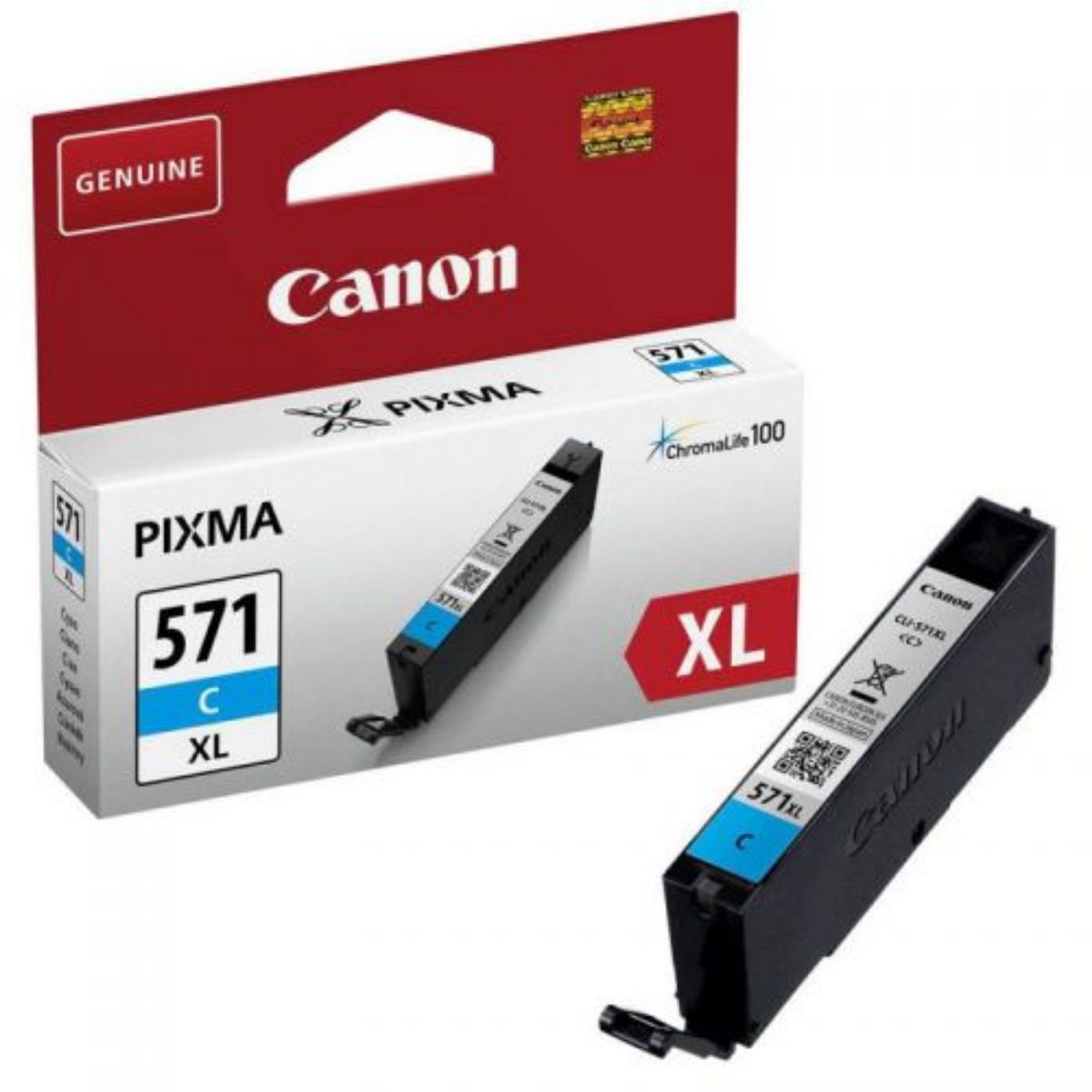 Canon CLI-571XL Cyan High Yield Ink Cartridge 11ml - 0332C001