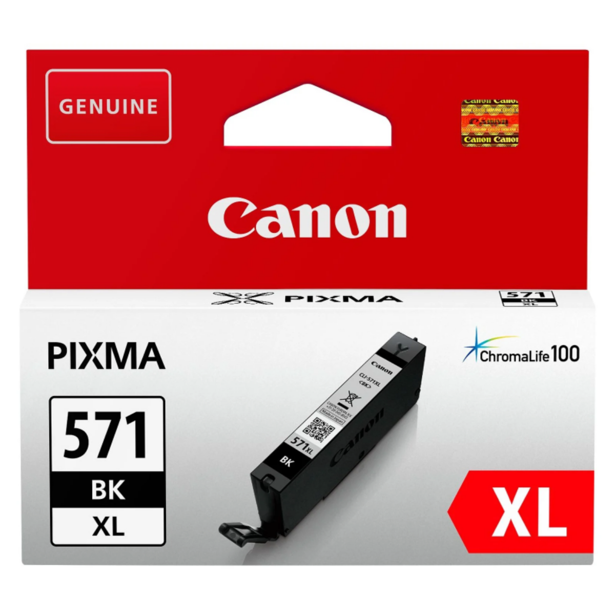 Canon CLI-571XL Black High Yield Ink Cartridge 11ml - 0331C001