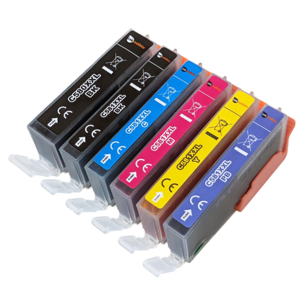 Picture of Compatible Canon Pixma TS8150 Multipack (6 Pack) Ink Cartridges
