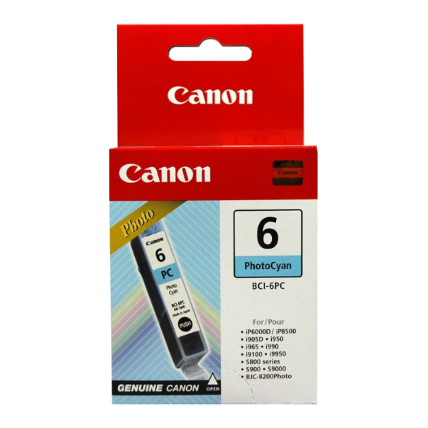 Picture of Canon BCI6PC Photo Cyan Standard Capacity Ink Cartridge 13ml - 4709A002