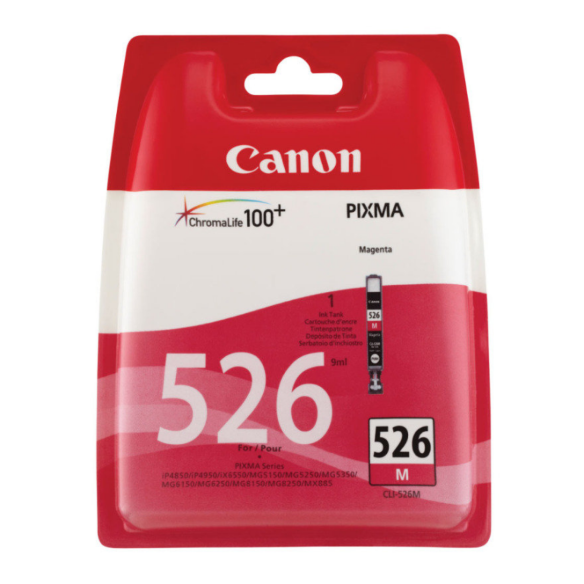 Canon CLI-526 Magenta Standard Capacity Ink Cartridge 9ml - 4542B001