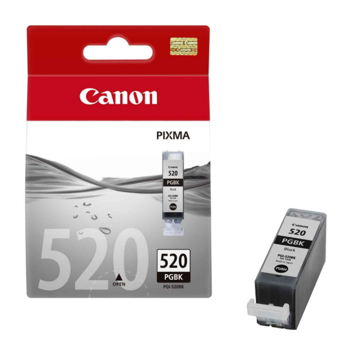 Canon PGI-520 Black Standard Capacity Ink Cartridge 19ml - 2932B001