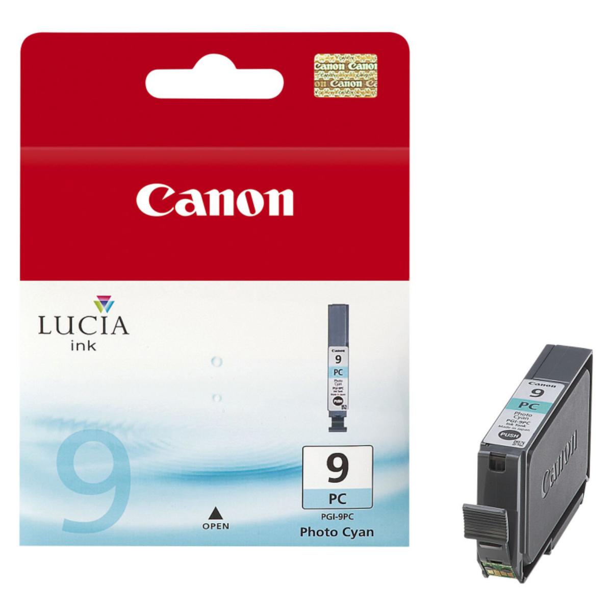 Canon PGI-9 Photo Cyan Standard Capacity Ink Cartridge Ink 14ml - 1038B001