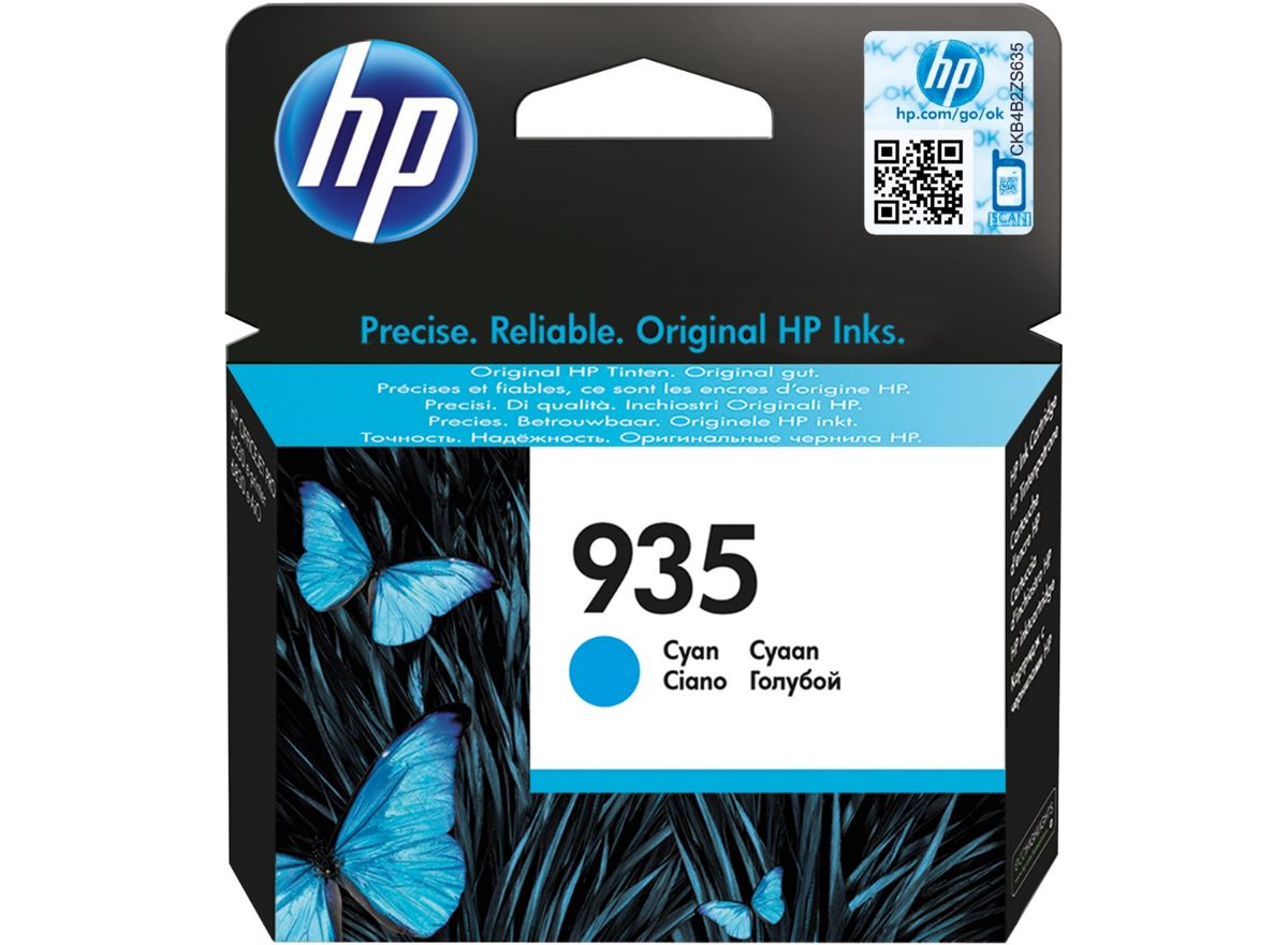 HP 935 Cyan Standard Capacity Ink Cartridge 5ml - C2P20AE