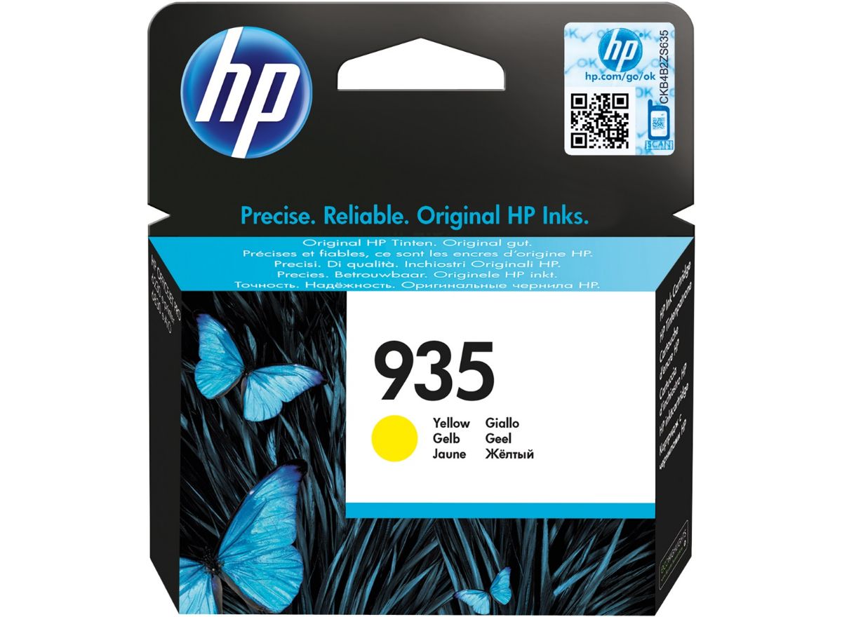 HP 935 Yellow Standard Capacity Ink Cartridge 5ml - C2P22AE