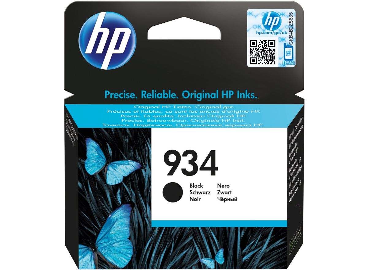 HP 934 Black Standard Capacity Ink Cartridge 9ml - C2P19AE