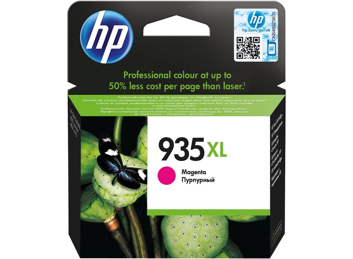 HP 935XL Magenta High Yield Ink Cartridge 10ml - C2P25AE