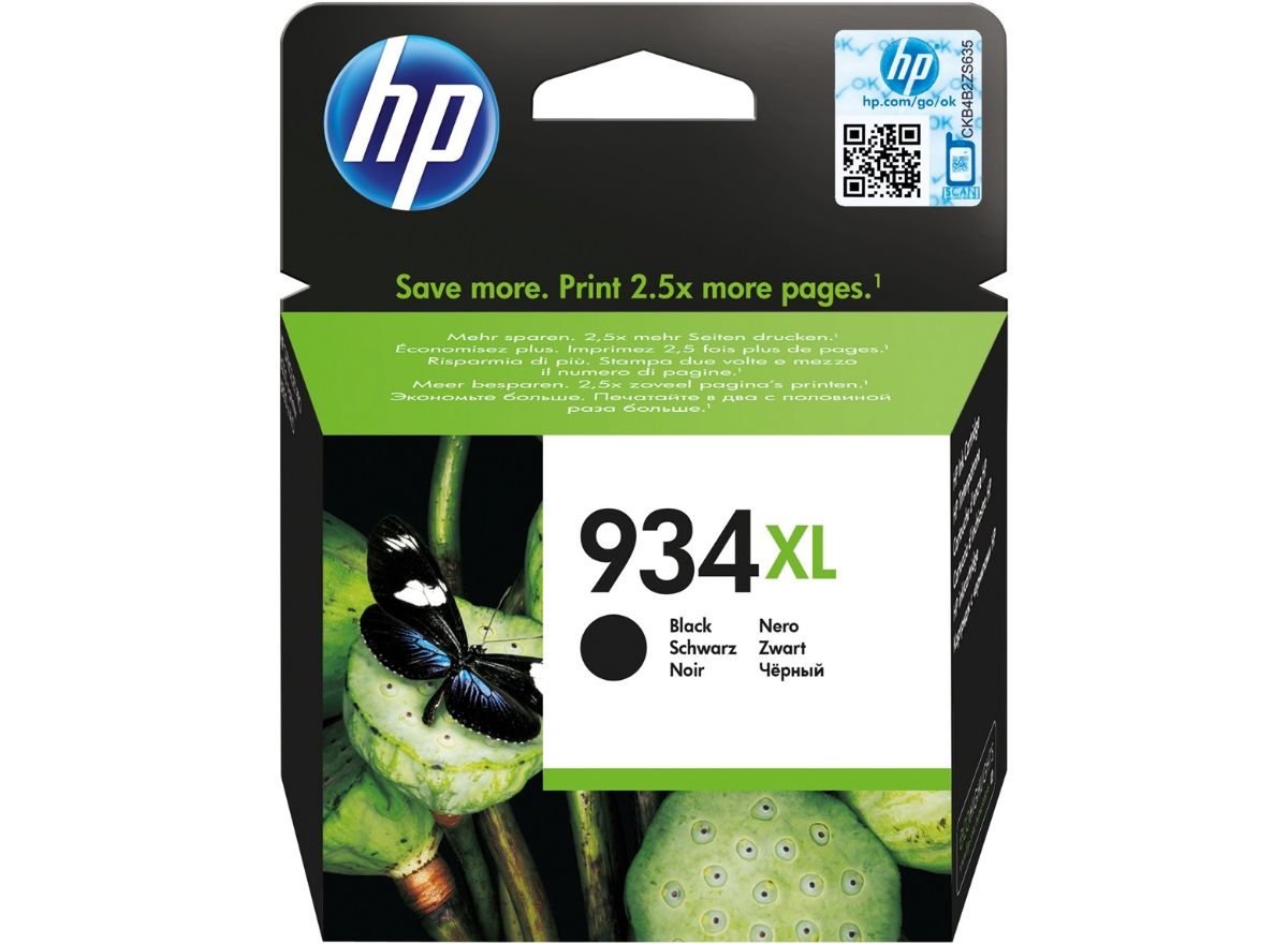 HP 934XL Black High Yield Ink Cartridge 26ml - C2P23AE