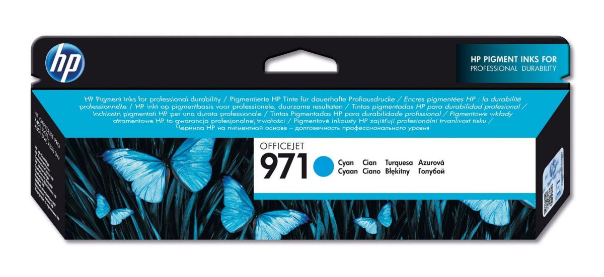 HP 971 Cyan Standard Capacity Ink Cartridge 25ml - CN622AE