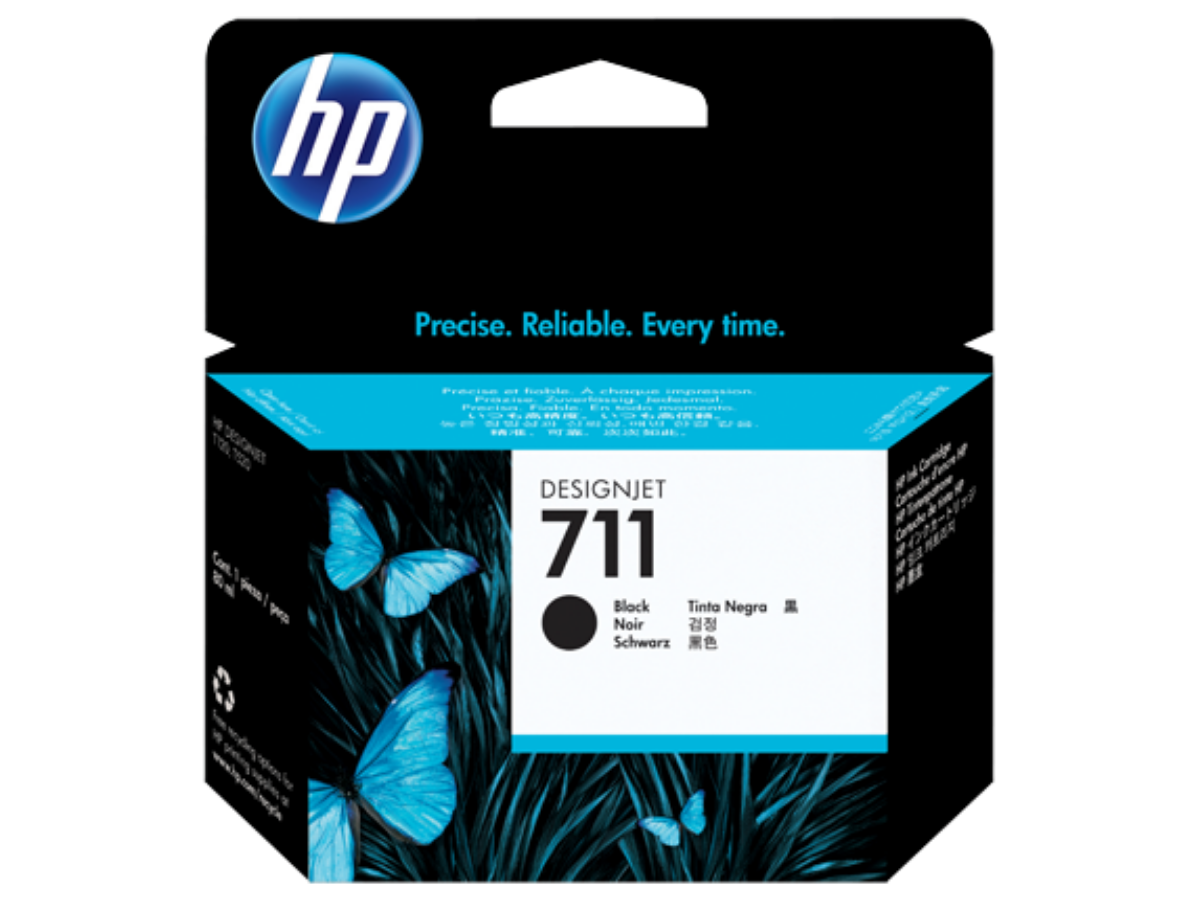 HP 711 High Capacity Black Ink Cartridge 80ml - CZ133A