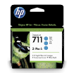 Picture of HP 711 Cyan Standard Capacity Ink Cartridge Multipack 3 x 29 ml (Pack 3) - CZ134A