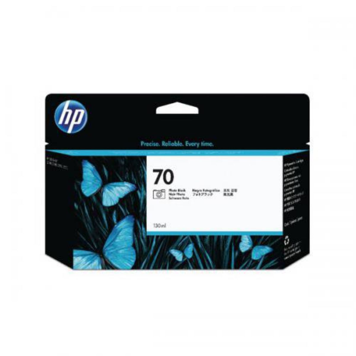 HP 70 Standard Capacity Photo Black Ink Cartridge Standard 130ml - C9449A