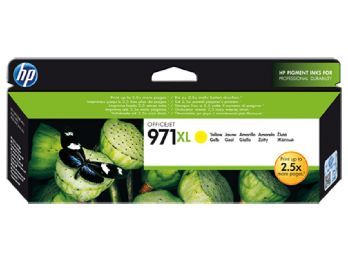 HP 971XL Yellow Standard Capacity Ink Cartridge 87ml - CN628A
