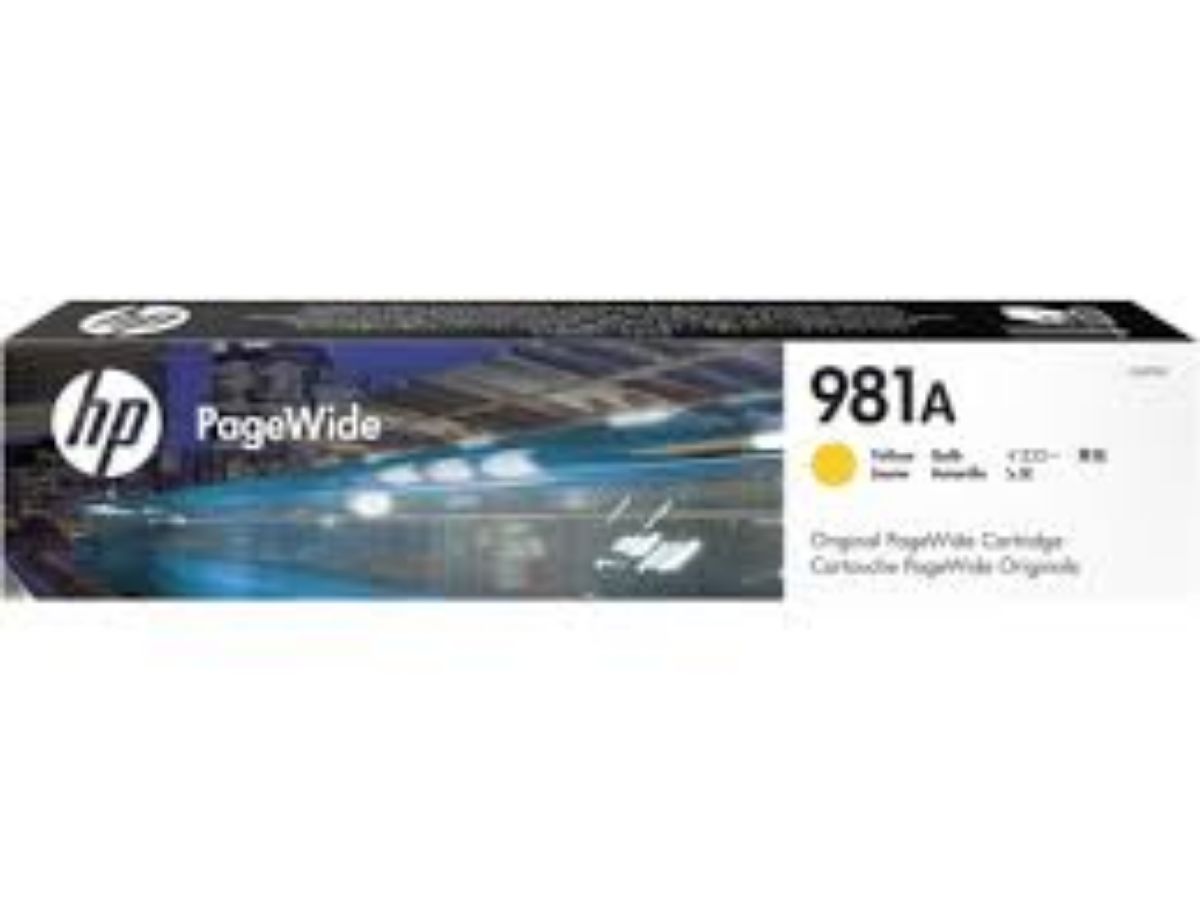 HP 981A Yellow Standard Capacity Ink Cartridge 70ml - J3M70A
