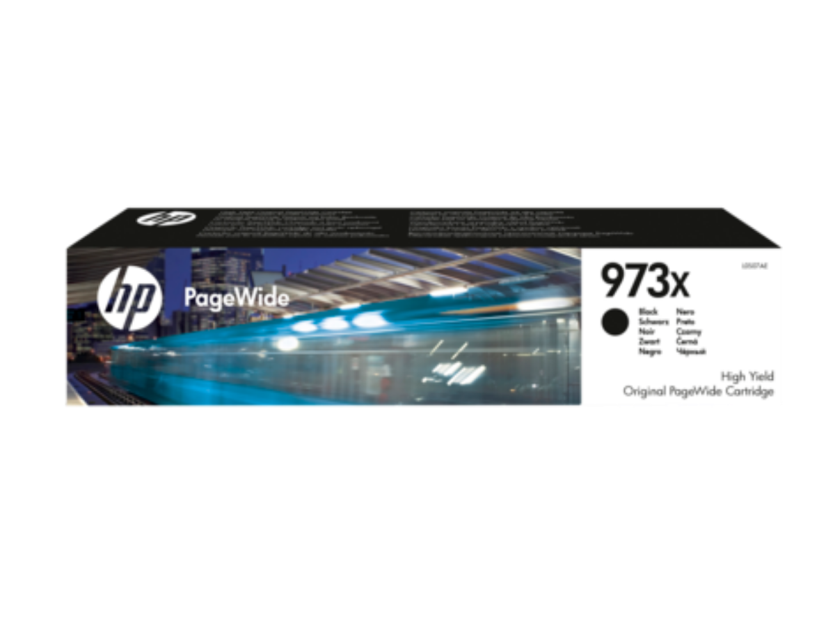 HP 973X Black High Yield Ink Cartridge 183ml - L0S07AE