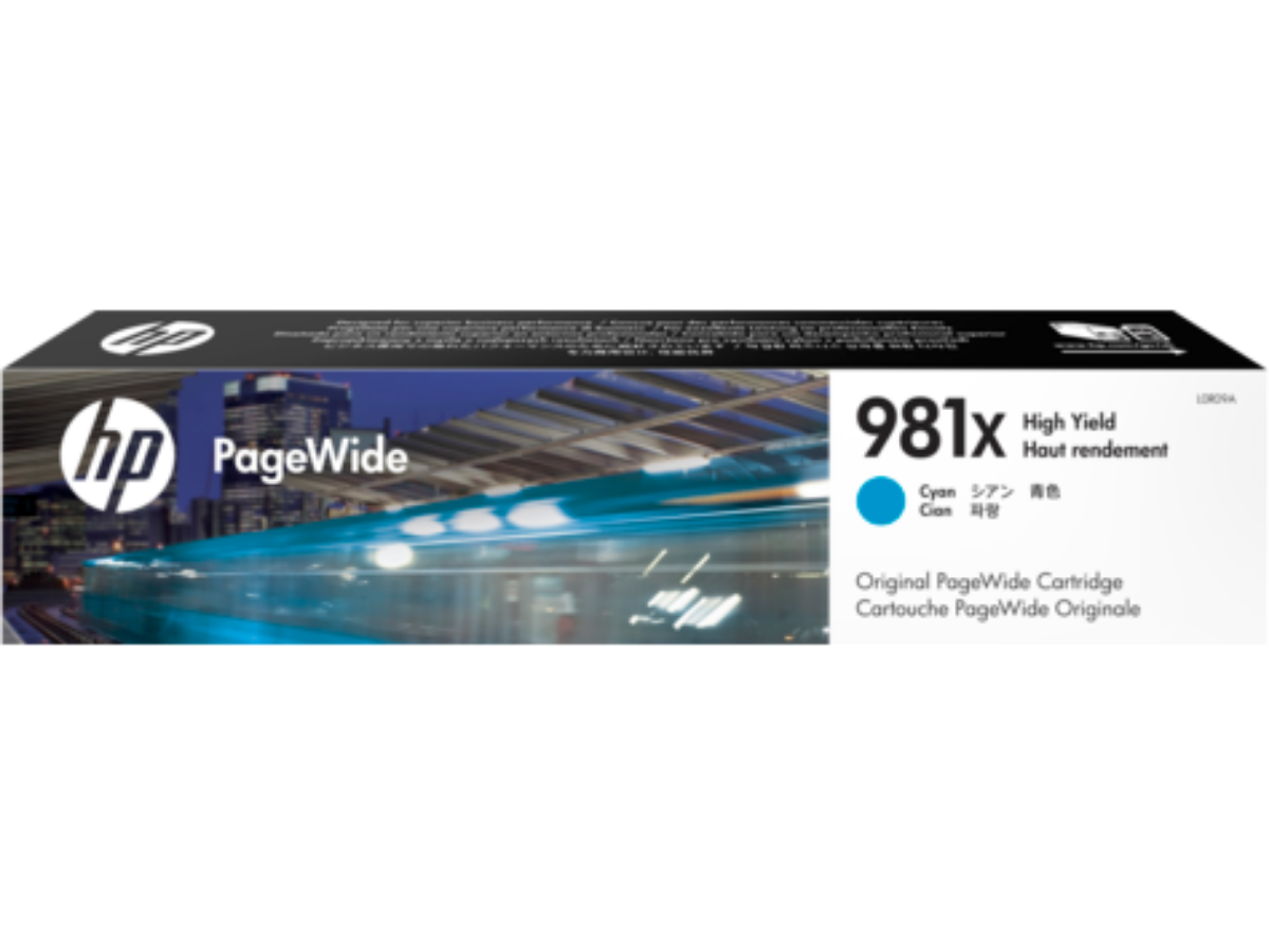 HP 981X Cyan High Yield Ink Cartridge 116ml - L0R09A