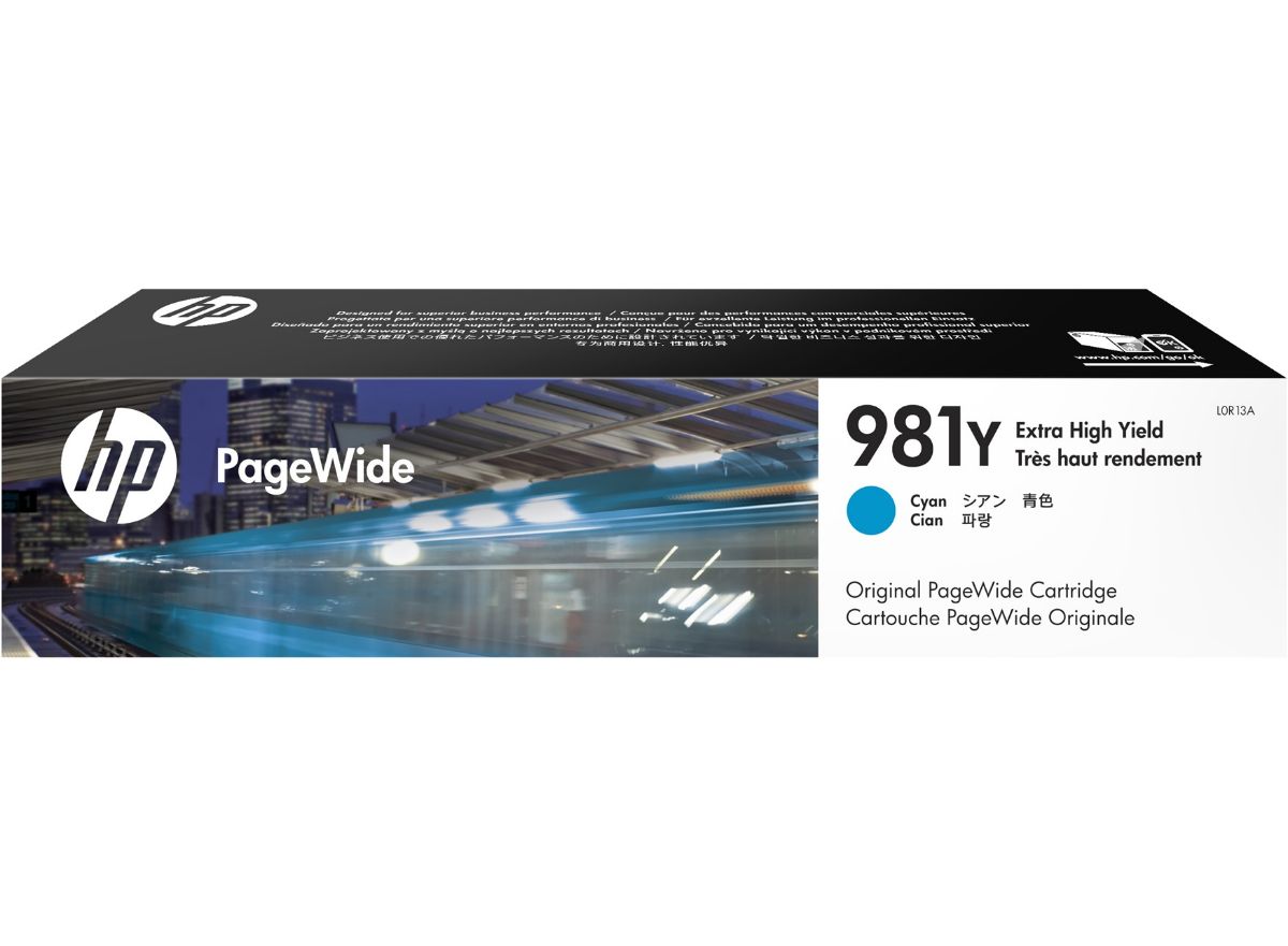 HP 981Y Cyan High Yield Ink Cartridge 183ml - L0R13A