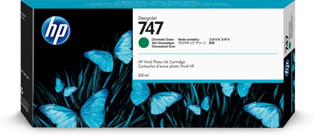 Picture of HP 747 Chromatic Green Standard Capacity Ink Cartridge 300ml - P2V84A