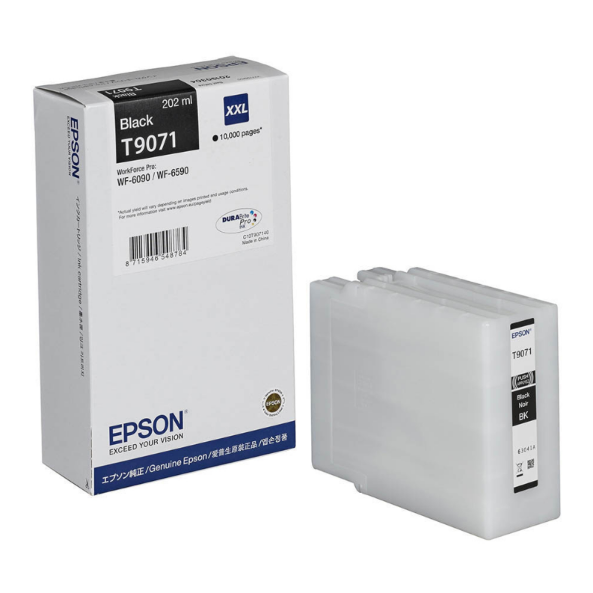 Epson T9071 Black Ink Cartridge 202ml - C13T907140