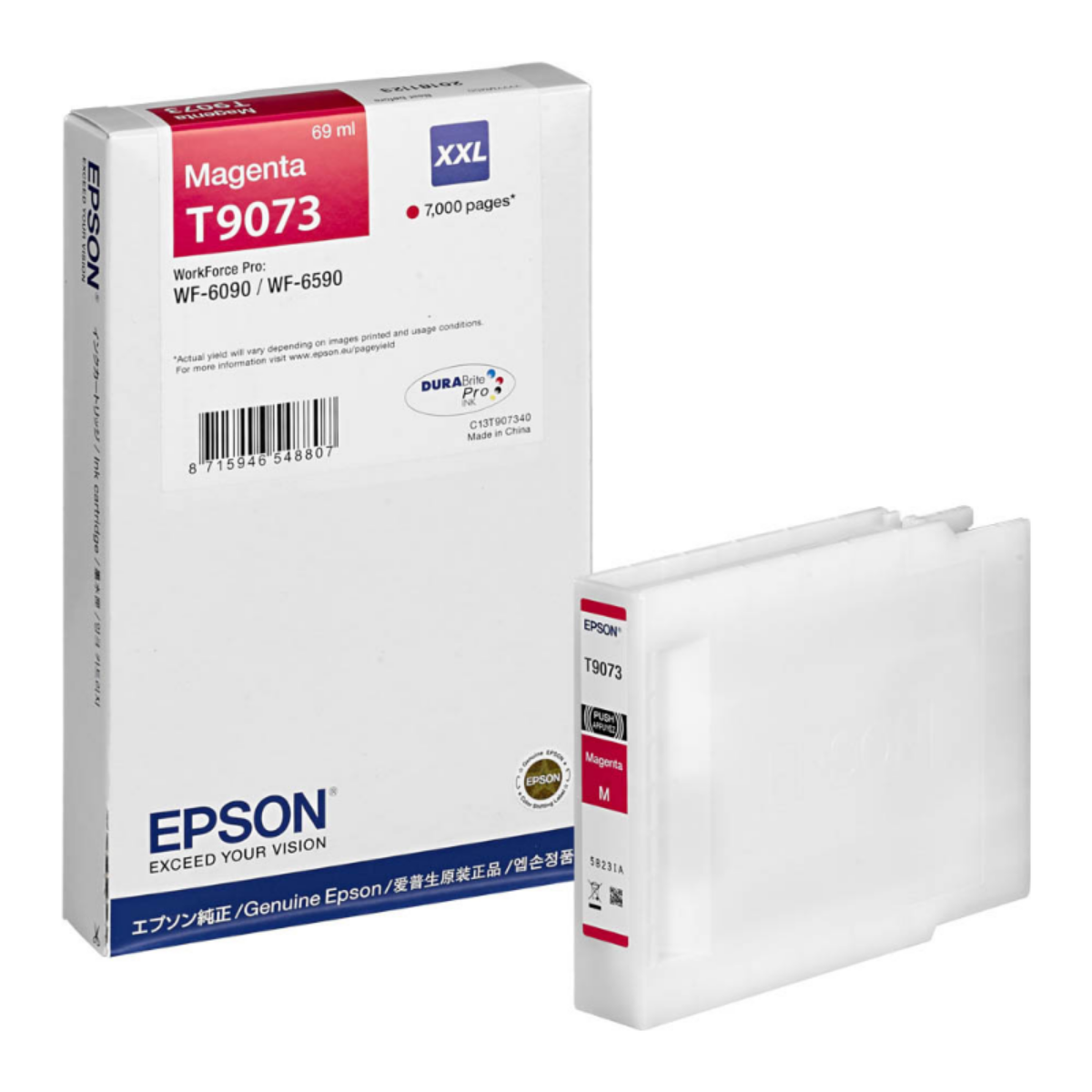 Epson T9073 Magenta Ink Cartridge 69ml - C13T907340