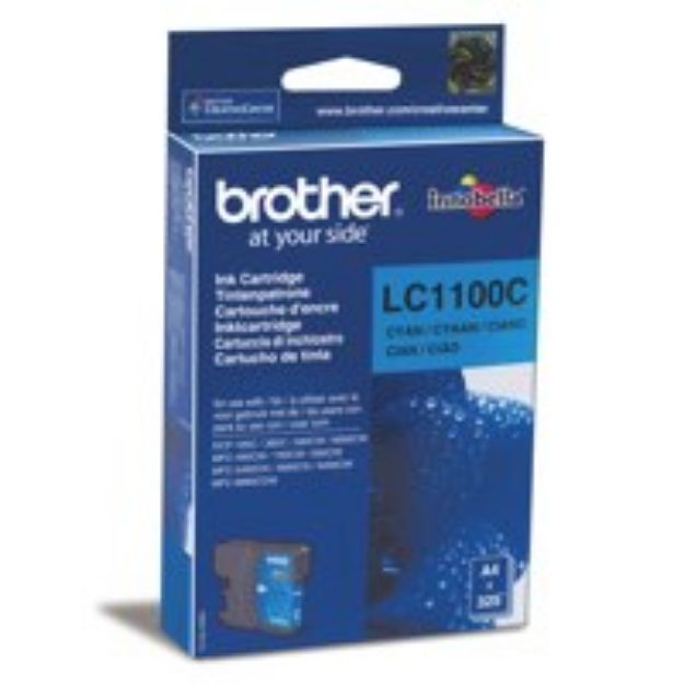 Picture of Brother Cyan Ink Cartridge 6ml - LC1100C
