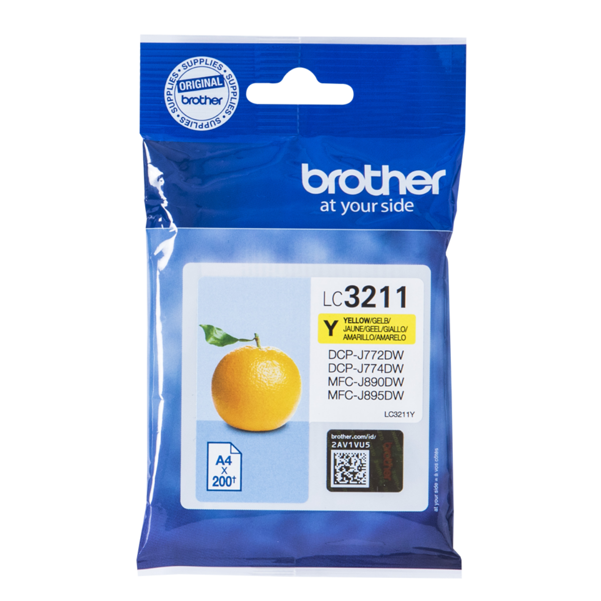 OEM Brother LC3211 Yellow Ink Cartridge