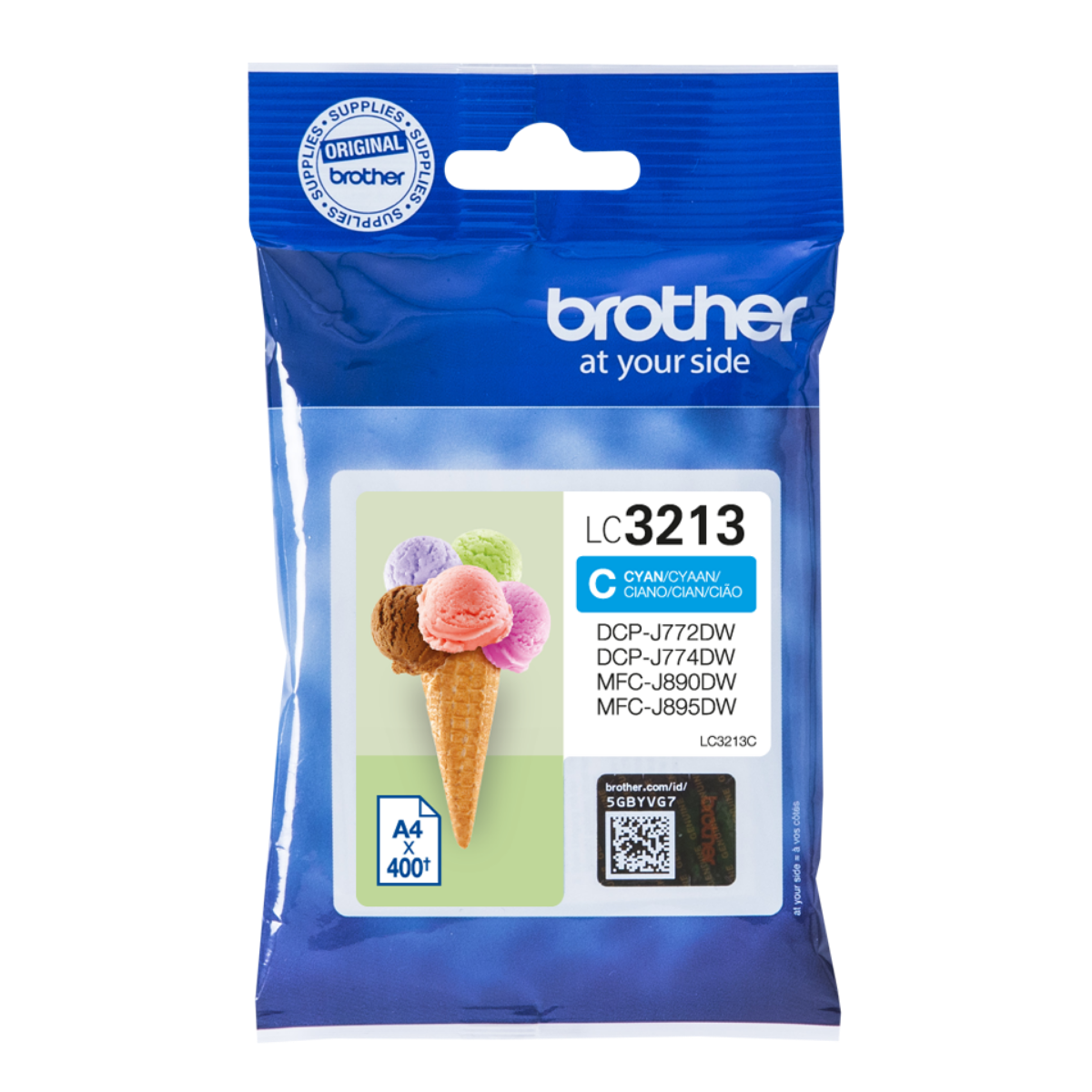 OEM Brother LC3213 Cyan Ink Cartridge