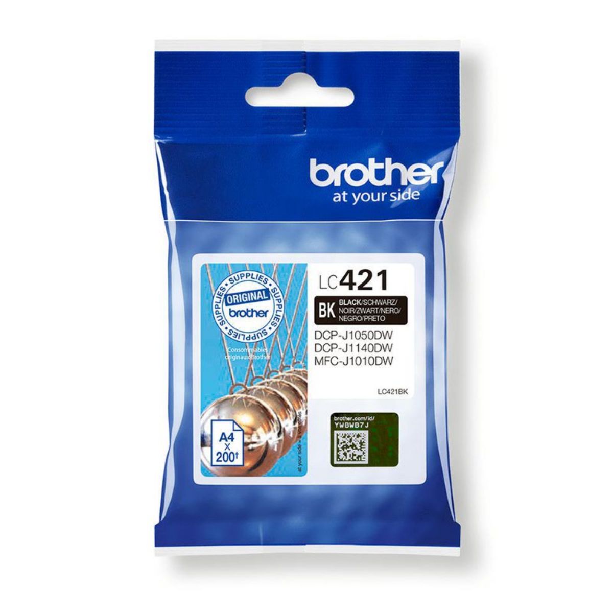 Brother Black Standard Capacity Ink Cartridge 200 pages - LC421BK
