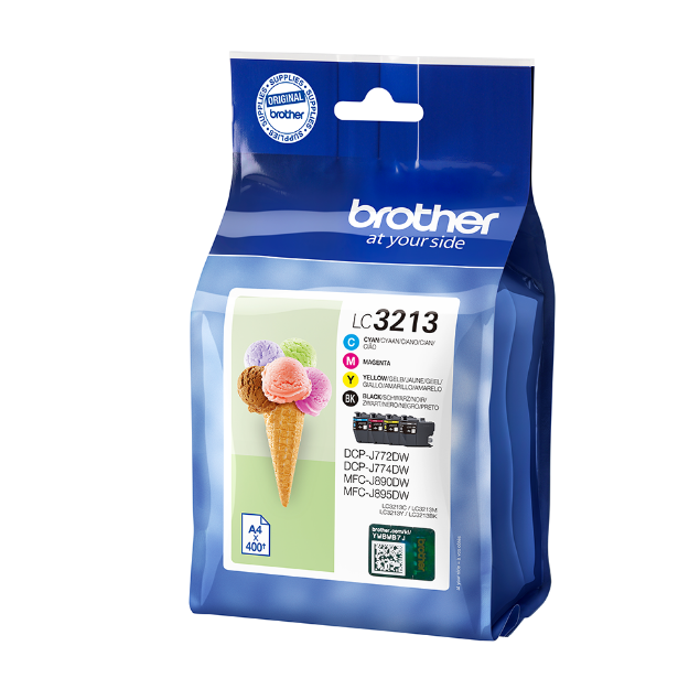 Picture of OEM Brother LC3213 High Capacity Ink Cartridge Multipack (Pack 4) - LC3213VAL