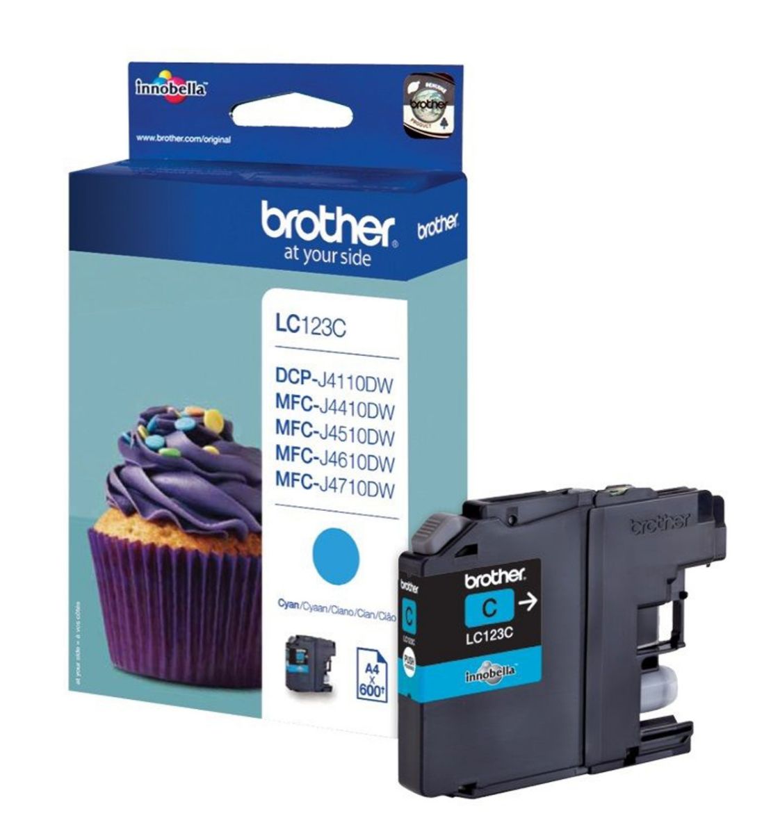 Brother Cyan Ink Cartridge 6ml - LC123C