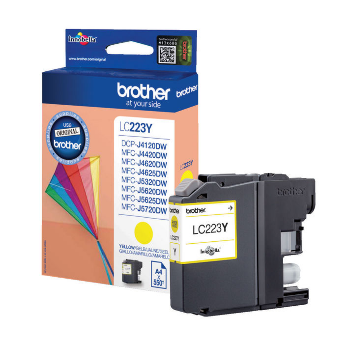 Brother Yellow Ink Cartridge 6ml - LC223Y