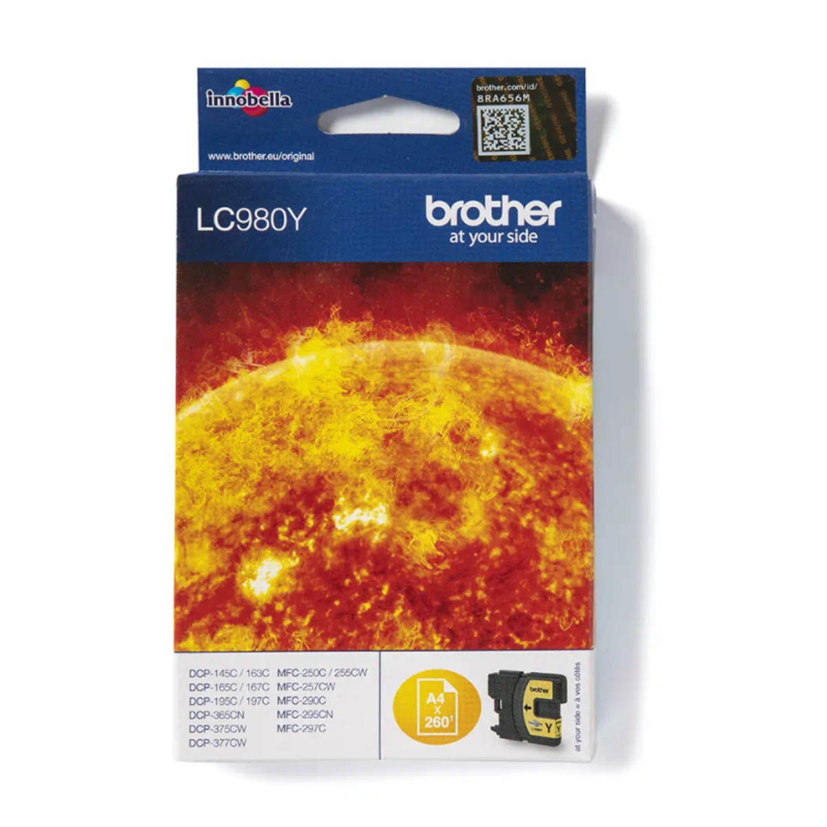 Brother Yellow Ink Cartridge 6ml - LC980Y