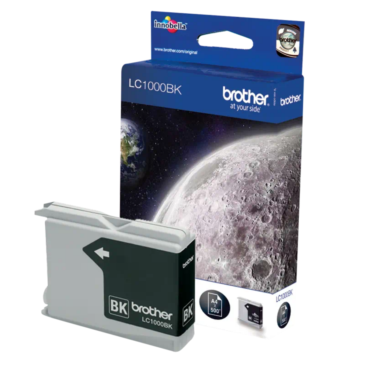 Brother Black Ink Cartridge 19ml - LC1000BK