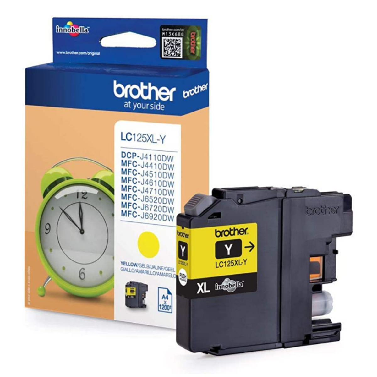 Brother Yellow High Capacity Ink Cartridge 8ml - LC125XLY