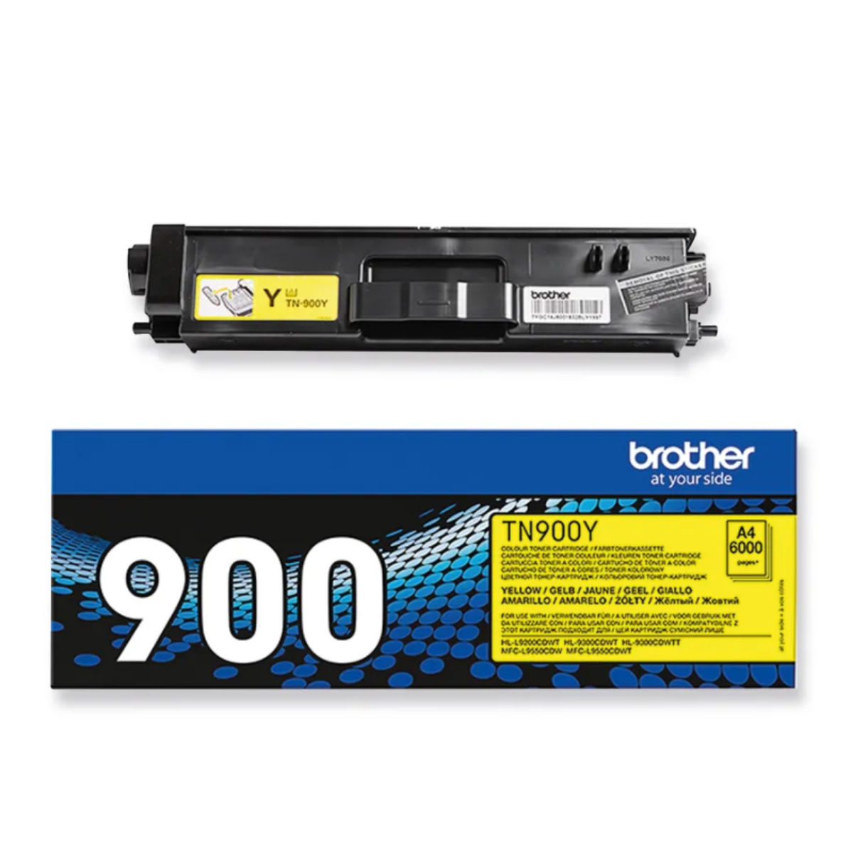 Brother Yellow Toner Cartridge 6k pages - TN900Y