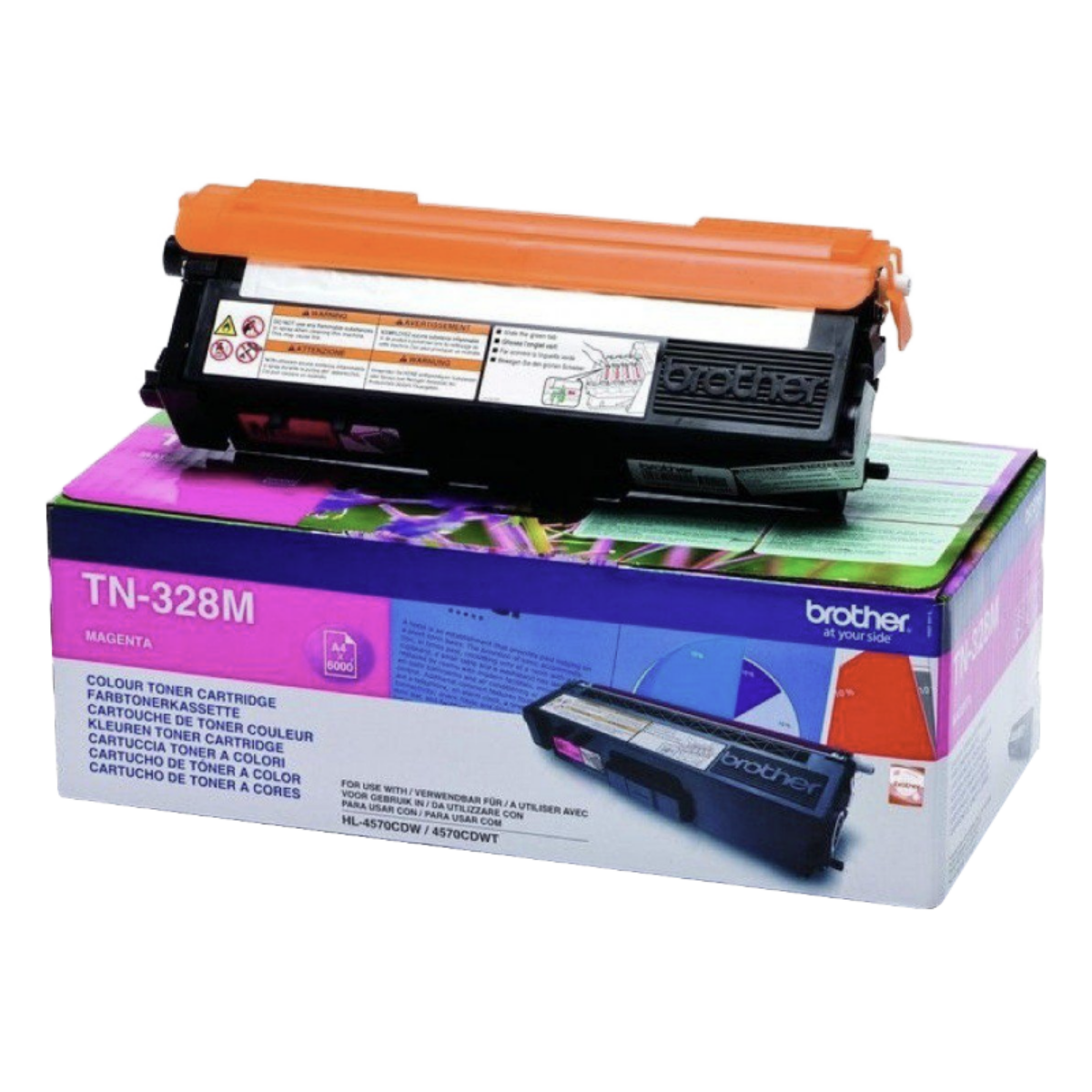 Brother Magenta Toner Cartridge 6k pages - TN328M