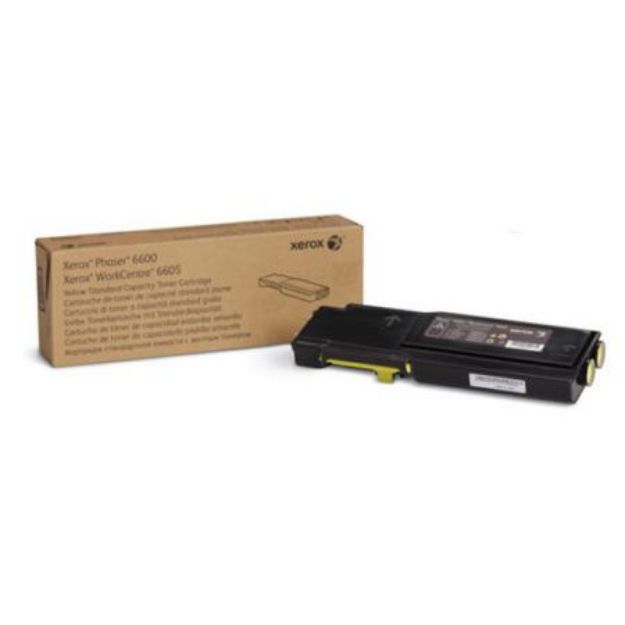 Picture of Xerox Yellow Standard Capacity Toner Cartridge 2k pages for 6600 WC6605 - 106R02247
