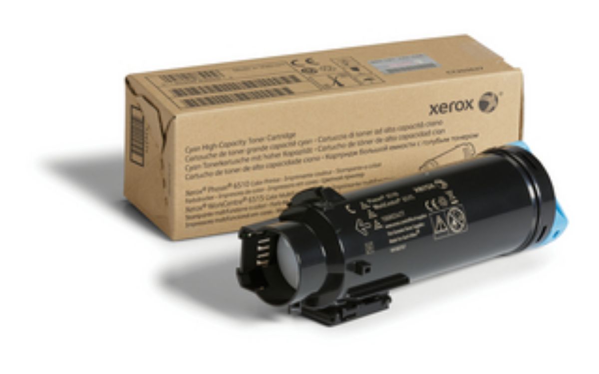 Xerox Cyan High Capacity Toner Cartridge 2.4k pages for 6510/ WC6515 - 106R03477