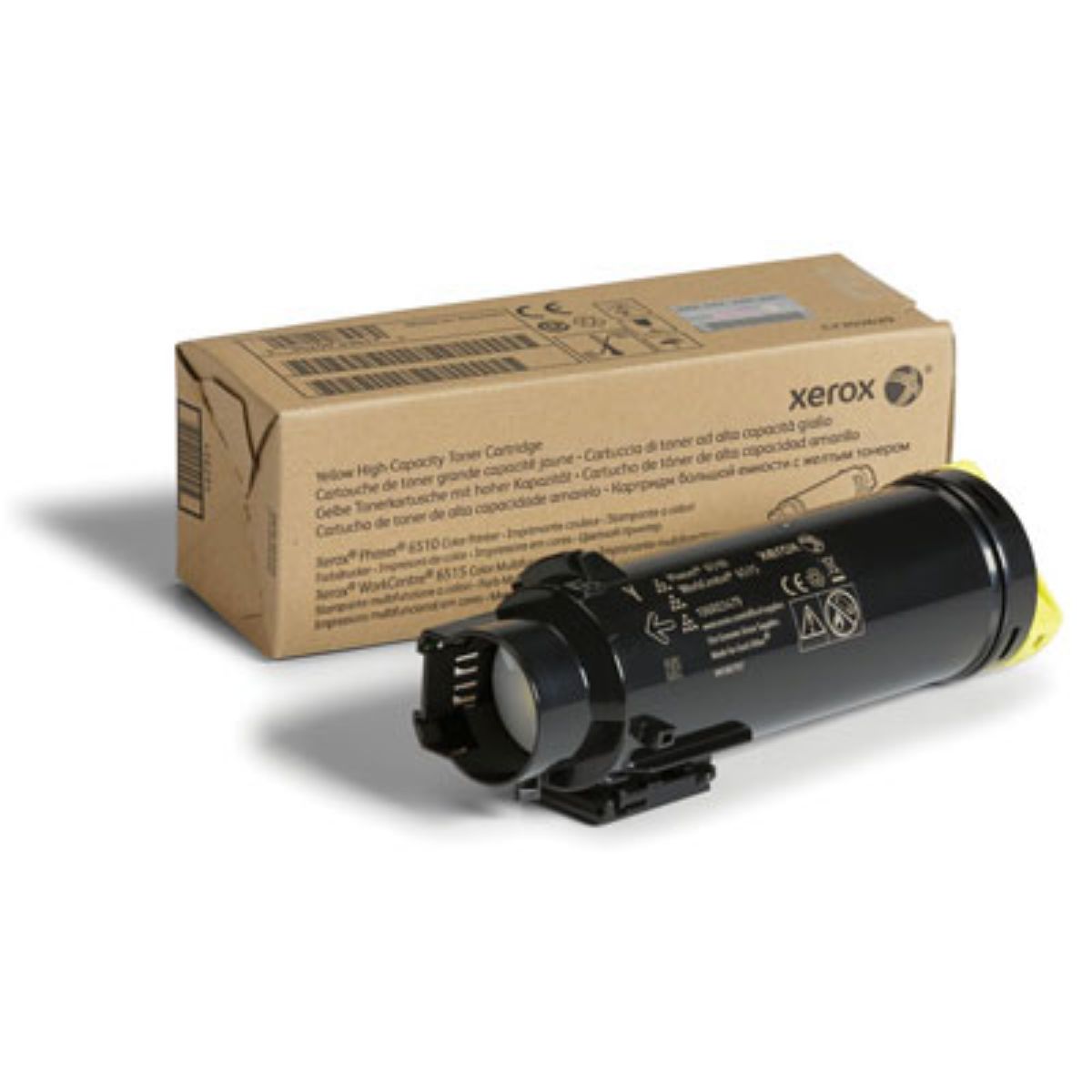 Xerox Yellow High Capacity Toner Cartridge 2.4k pages for 6510/ WC6515 - 106R03479