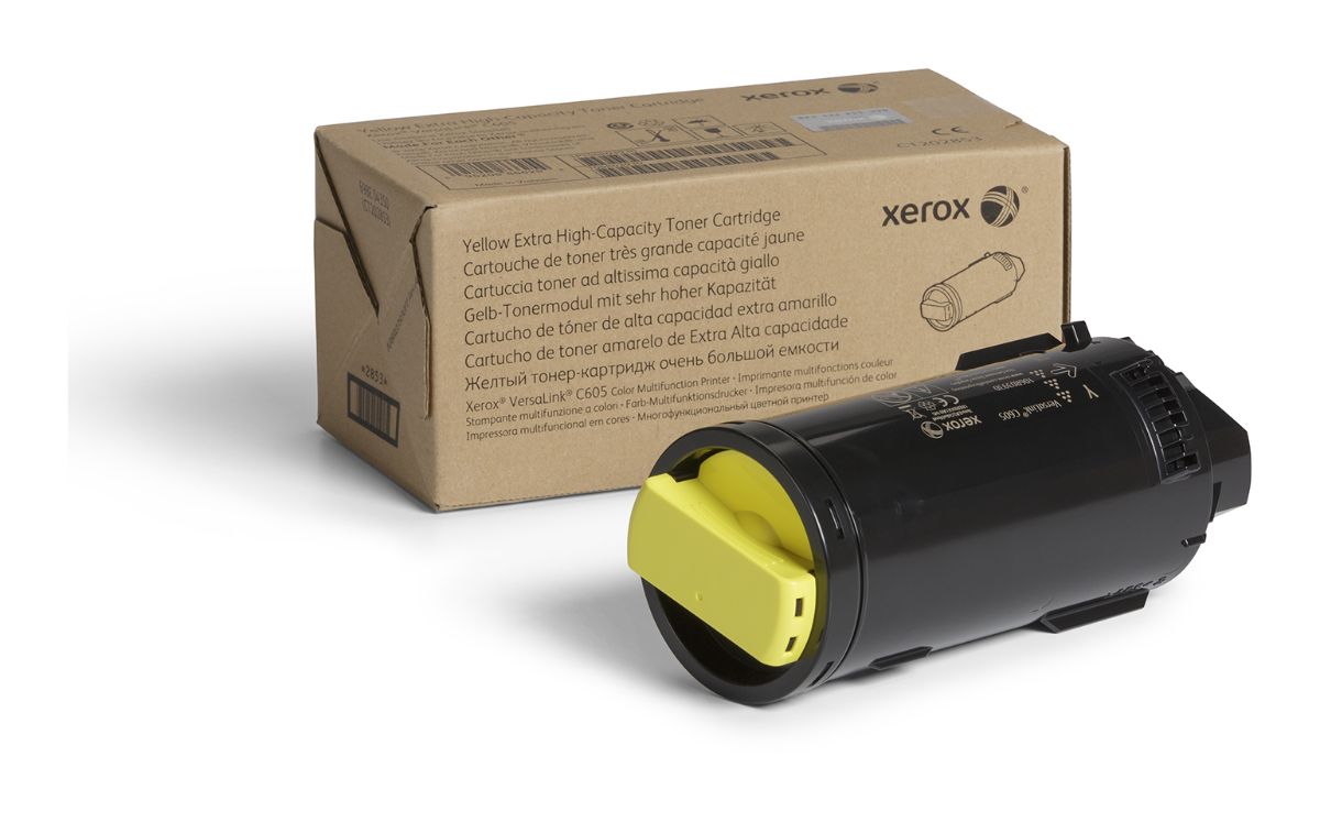 Xerox Yellow High Capacity Toner Cartridge 16.8k pages for VLC605 - 106R03934