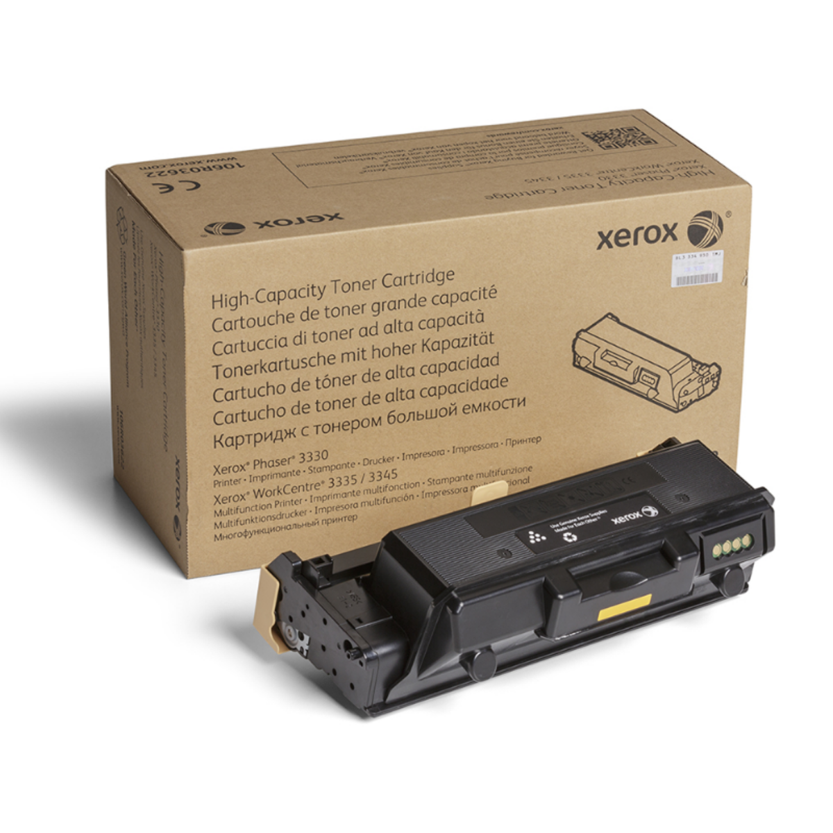 Xerox Black High Capacity Toner Cartridge 8k pages for 3330 WC3335/WC3345 - 106R03622