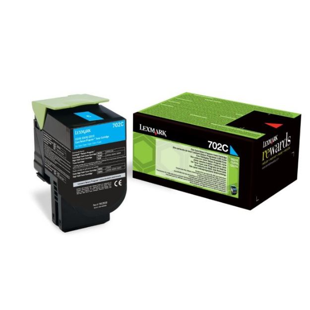 Picture of Lexmark 702C Cyan Toner Cartridge 1K pages - 70C20C0