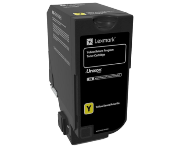 Picture of Lexmark Yellow Toner Cartridge 3K pages - 74C20Y0