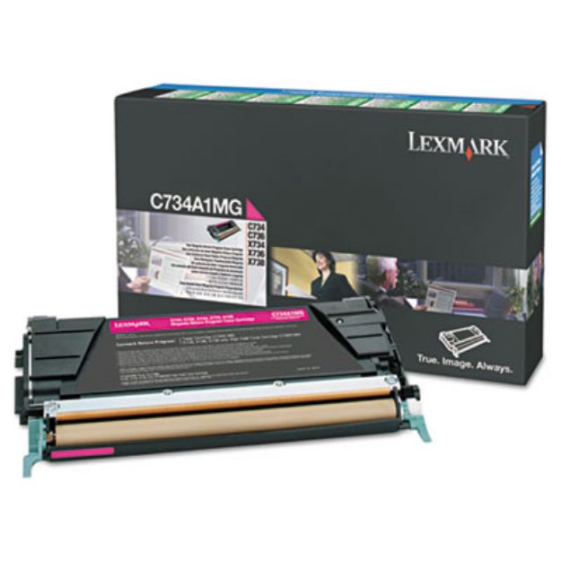 Picture of Lexmark Magenta Toner Cartridge 7K pages - C746A1MG