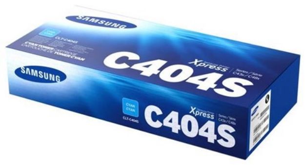Picture of Samsung CLTC404S Cyan Toner Cartridge 1K pages - ST966A