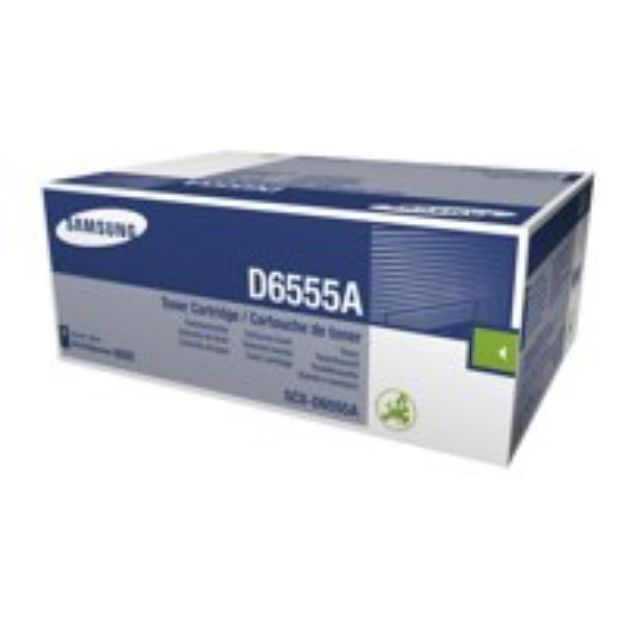 Picture of Samsung SCX D6555A Black Toner Cartridge 25K pages - SV208A