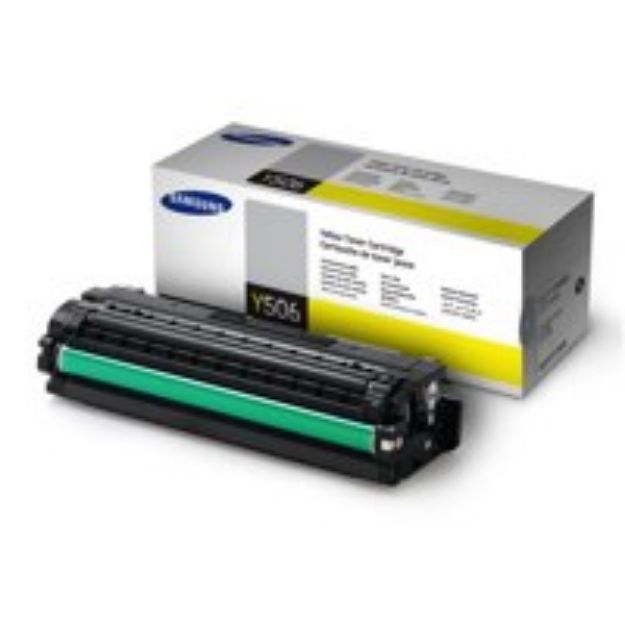 Picture of Samsung CLTY506S Yellow Toner Cartridge 1.5K pages - SU524A