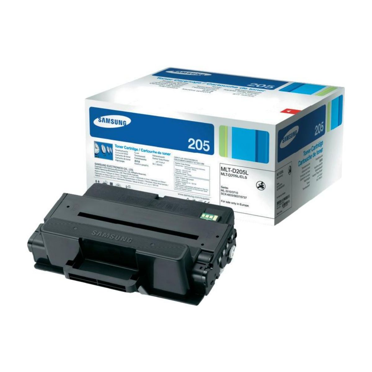 Samsung MLTD205E Black Toner Cartridge 10K pages - SU951A