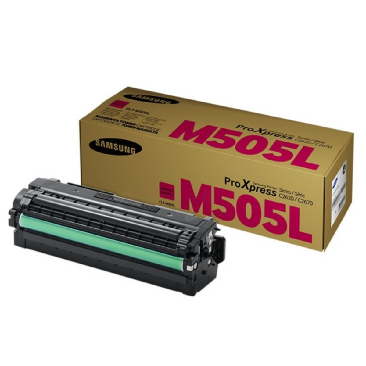 Samsung CLTM505L Magenta Toner Cartridge 3.5K pages - SU302A